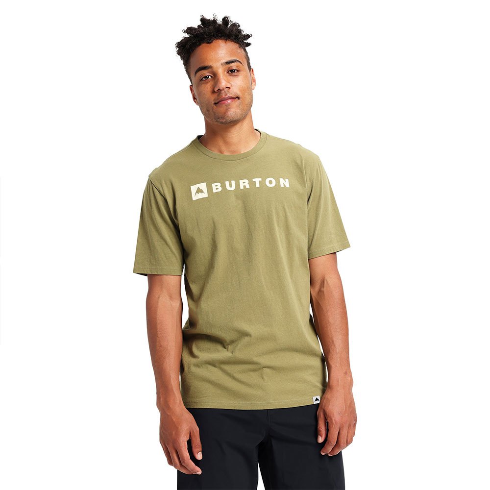 Burton Horizontal Mountain Short Sleeve T-shirt Grün XS Mann von Burton