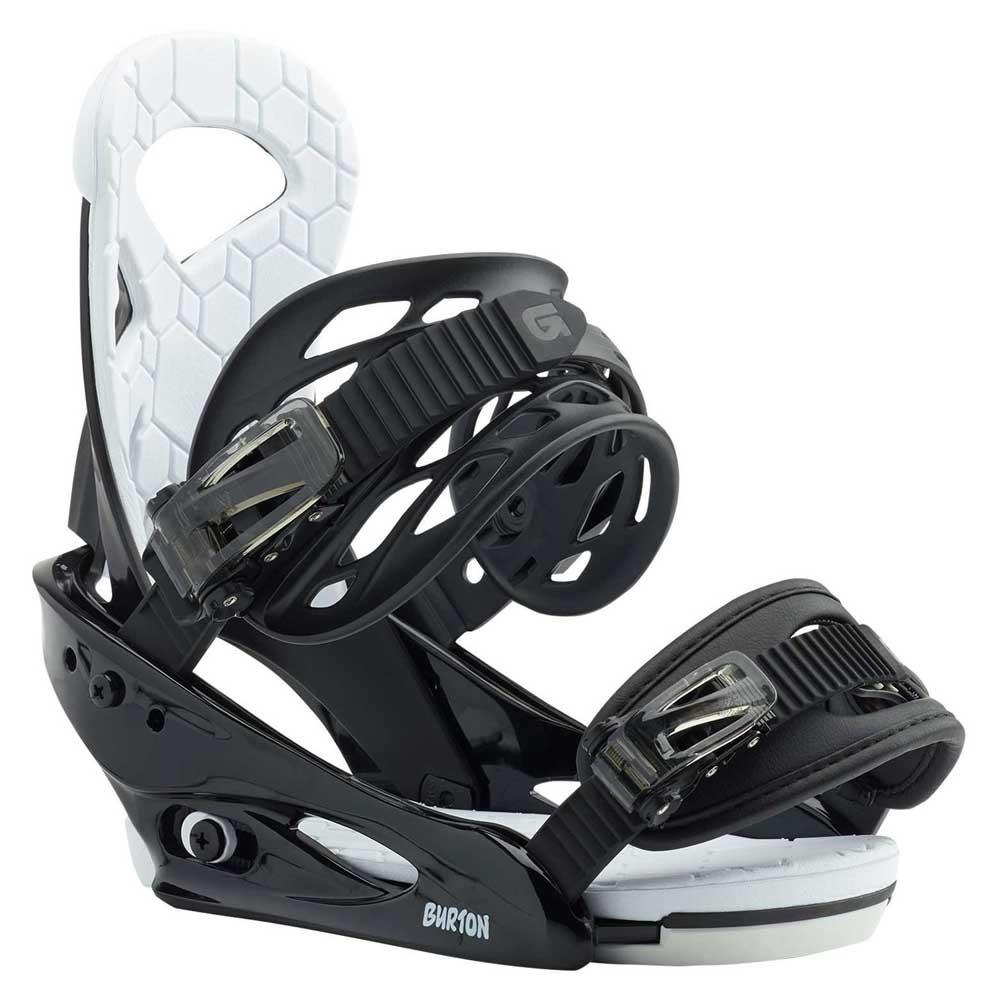 Burton Mission Smalls Snowboard Bindings Schwarz L von Burton