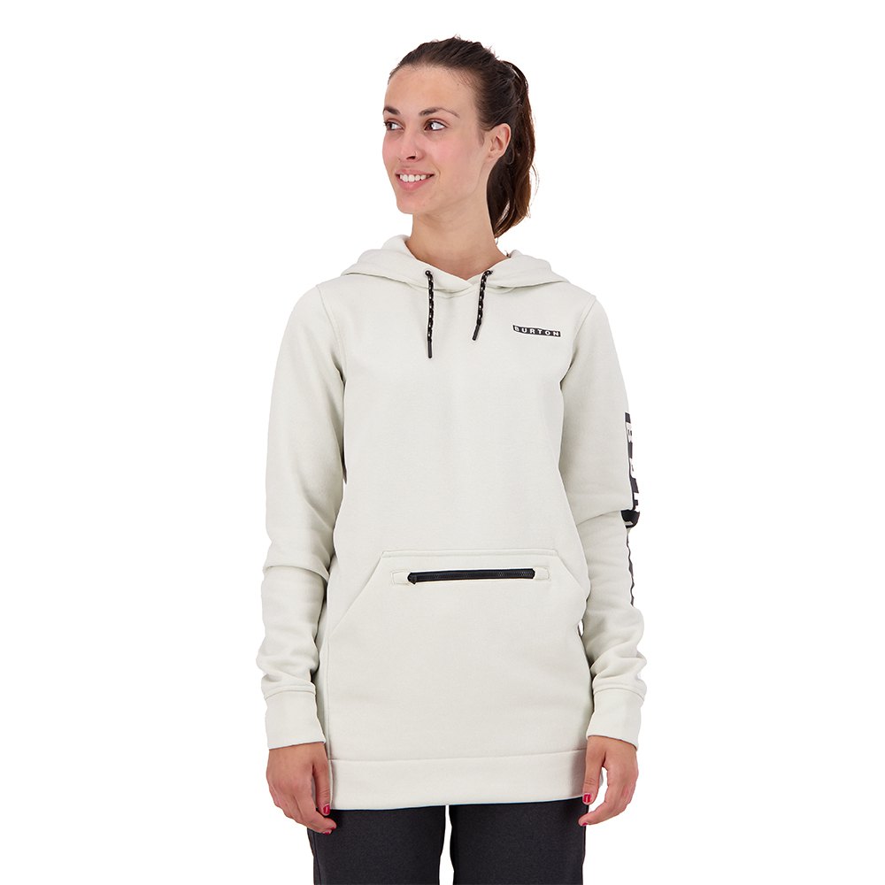 Burton Oak Long Full Zip Sweatshirt Weiß XS Frau von Burton