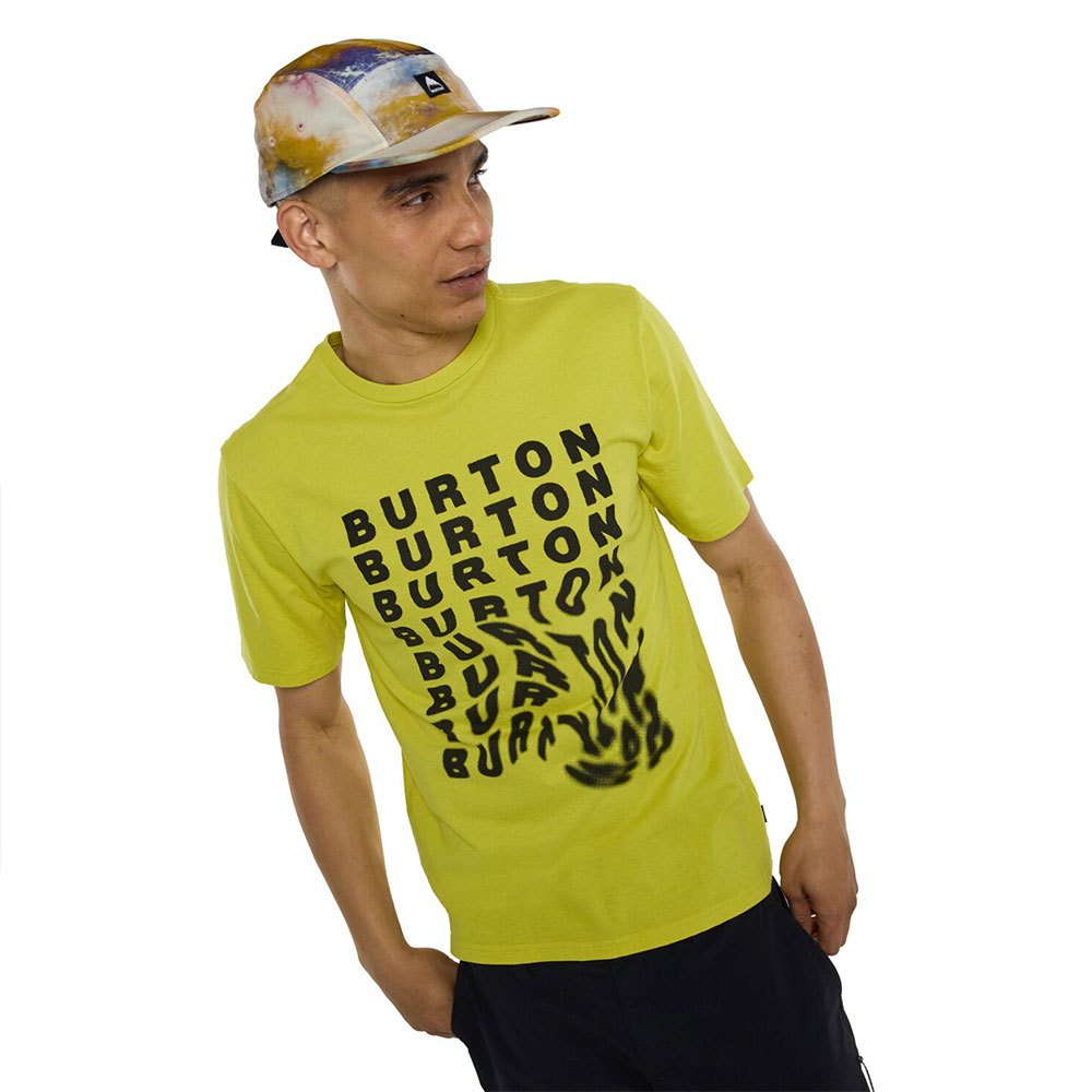 Burton Virga Short Sleeve T-shirt Gelb S Mann von Burton