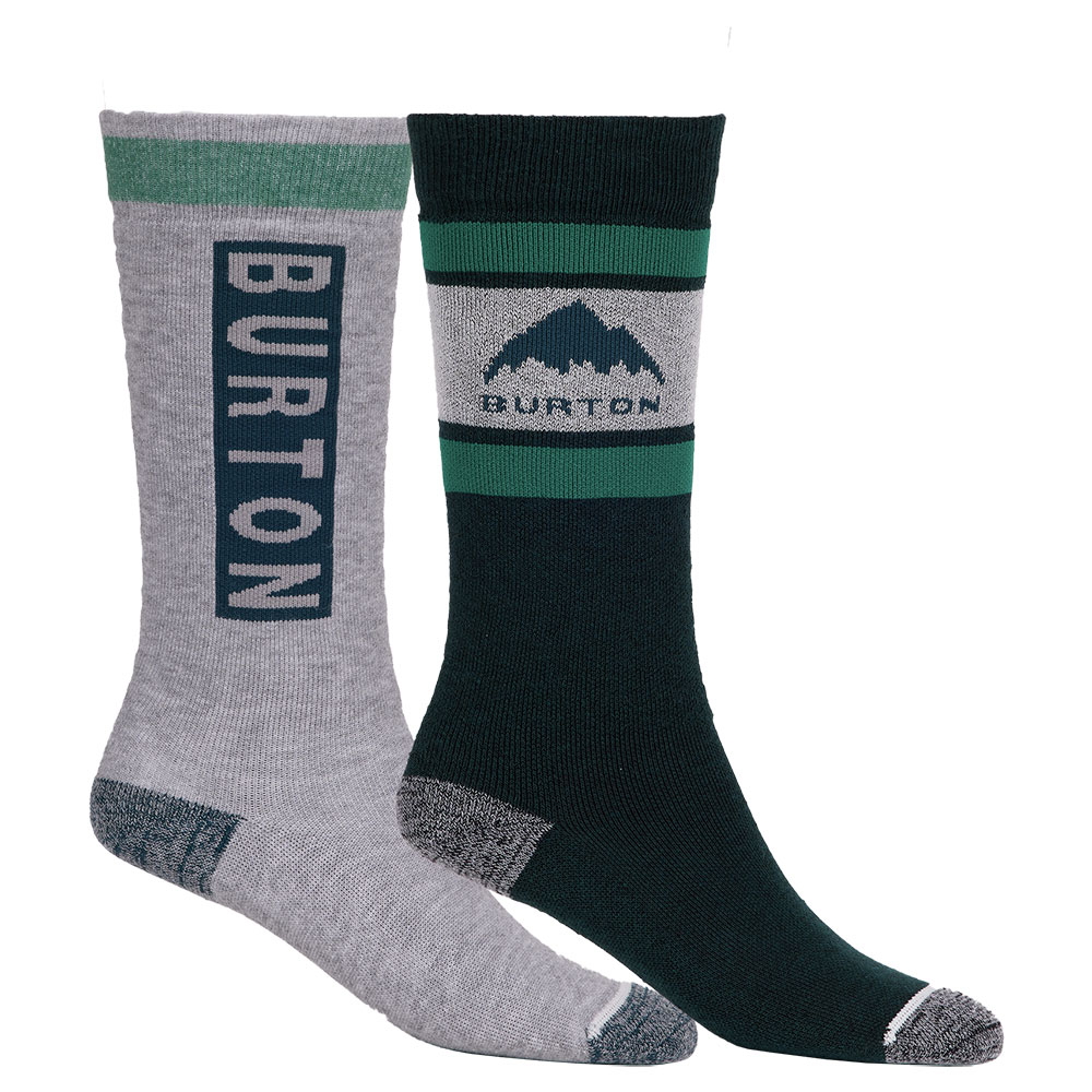 Burton Weekend Midweight Socks 2 Pairs Schwarz,Grau EU 27-29 Junge von Burton