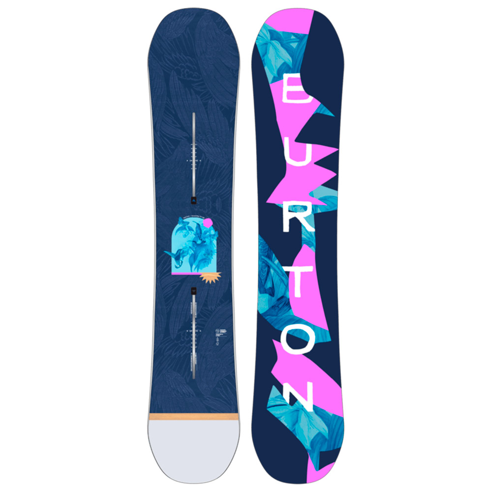 Burton Yeasayer Flying V Woman Snowboard Blau 144 von Burton