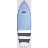 Buster 5'10 Quad Fish Surfboard grau von Buster