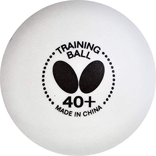 Butterfly 40+ Trainingsball - 40+ Ball für das Training verwendet - Erhältlich in Einer Box mit 6 oder 120 weißen Trainingsbällen - vergleichbar mit einem DREI-Sterne-Ball und perfekt für von Butterfly