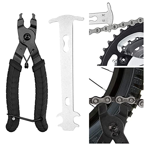 Kettenzange, Fahrrad Kettenlehre, Kettenlehre, Zange Kette Werkzeuge, Fahrradkettenwerkzeug, Fahrradketten Werkzeug,Kettenglied Werkzeug, Rennrad-Mountainbike-Fahrradketten-Reparaturwerkzeuge und Mehr von Butyeak