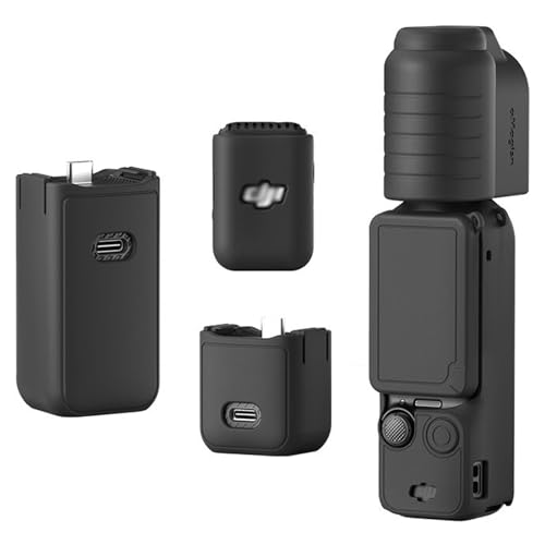 Buziba Silikon-Schutzhülle für DJI Osmo Pocket 3, Silikon-Schutzhülle, Handheld-Gimbal-Action-Kamera-Zubehör (schwarz) von Buziba