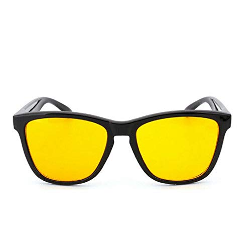 1 x Brille, schwarz/transparent/gelb, PC, für Schweißer, sandfest, neue Sicherheitsbrille zum Schweißen, Schneiden und Löten von Buzz