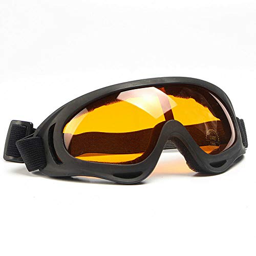 Skibrille, Snowboard-Schutz, Skibrille, Windschutz, blendfreie Linsen & Staubschutz für Männer und Frauen von Buzz