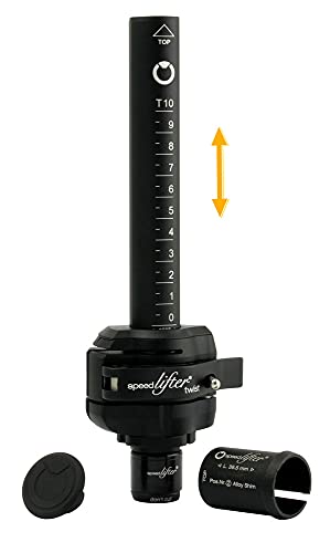 Speedlifter Unisex – Erwachsene Twist T15 Lenkerverstellung, Schwarz, One Size von Speedlifter