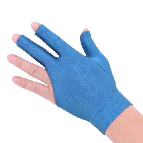 Bydezcon Billard-Handschuhe mit drei Fingern, Snooker-Handschuh, spezielle Qualität, für Herren, Winterhandschuhe von Bydezcon