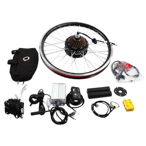 C-Juzarl 20'' Ebike Umbausatz 36V 250W Hinterrad Elektrofahrrad Conversion Kit Brushless Ebike Elektrofahrrad Motor Umbausatz LED Display (36V/250W-Hinterrad) von C-Juzarl