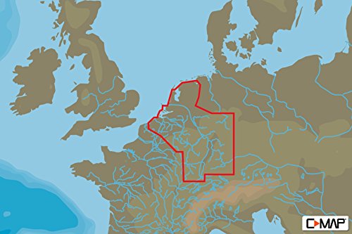 Belgium Inland and River RHEIN-4D / M-EN-D076-MS / 4D-Local-Euro von C-MAP