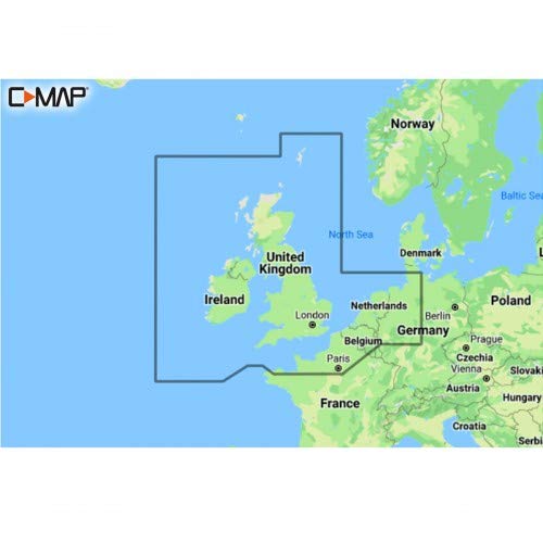 UK,Ireland and The CHANNEL-4D / M-EW-D226-MS / 4D-Wide-Euro von C-MAP