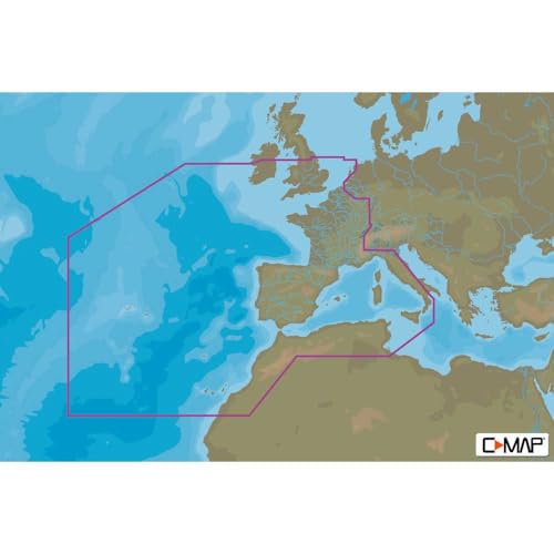 West European COASTS and West MED.-MAX/M-EW-M010-MS/MAX-Local-Euro von C-MAP