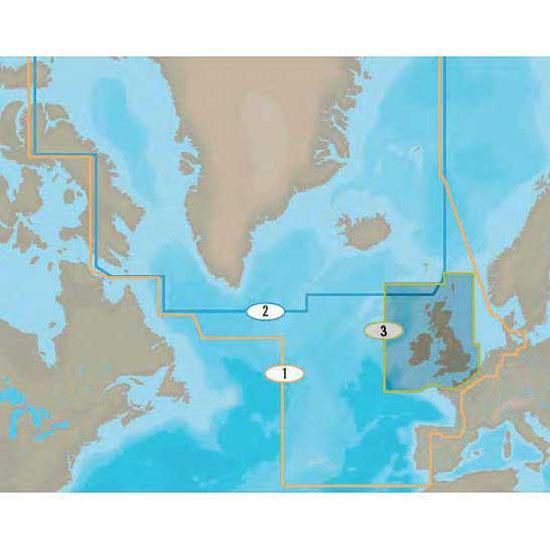 C-map 4d Max+ Wide Uk Ireland And The Channel Map Blau von C-map