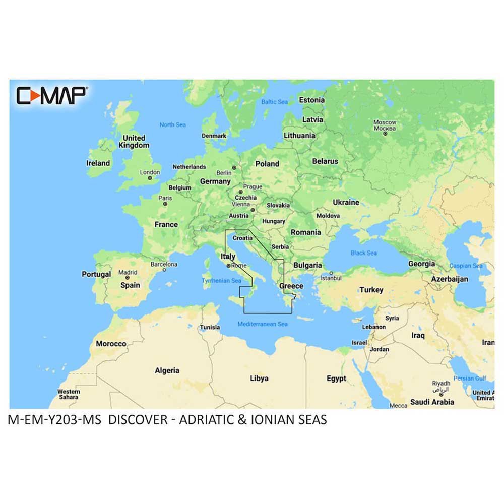 C-map Adriatic&ionian Seas Map von C-map