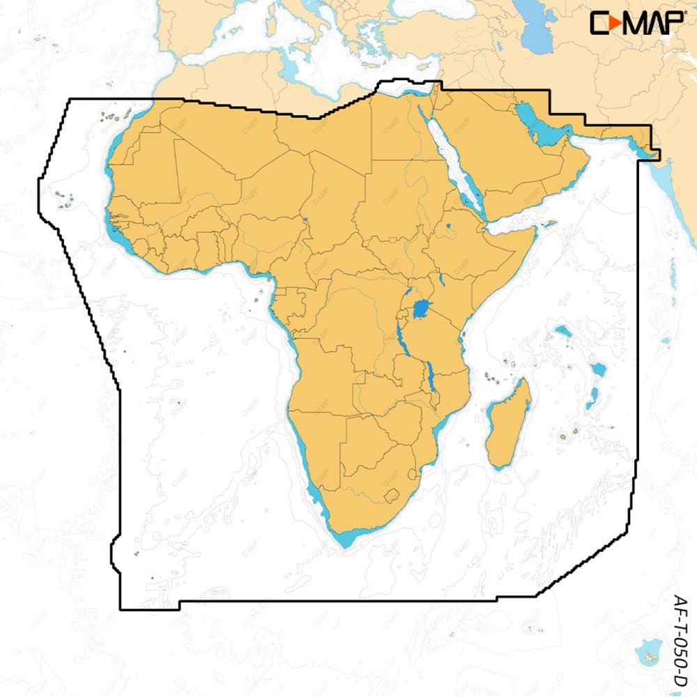 C-map Africa Arabic Sea Discover Card Gelb von C-map