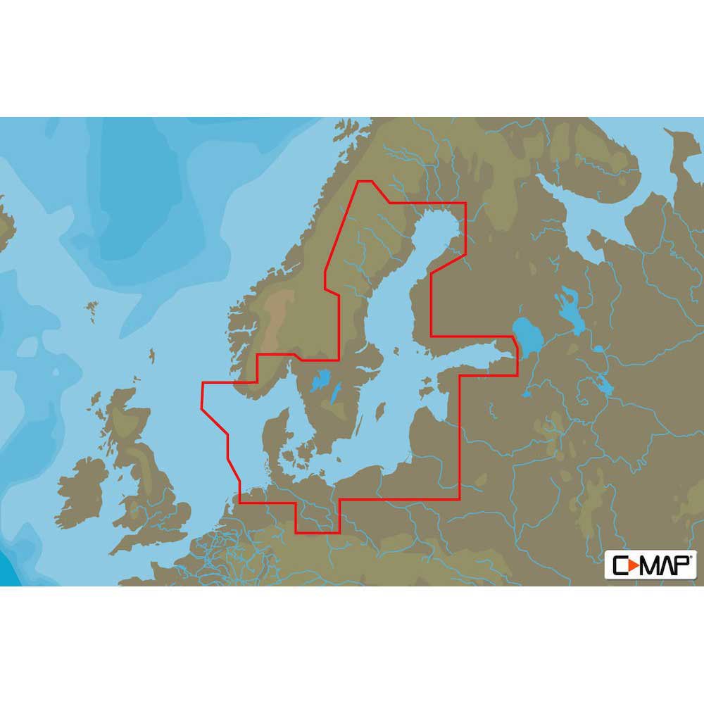 C-map Baltic Sea&denmark 4d Card Blau von C-map