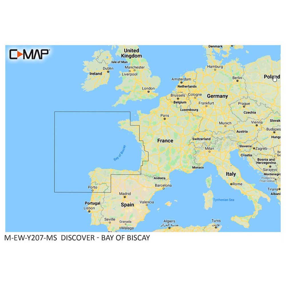C-map Bay Of Biscay Map Gelb von C-map