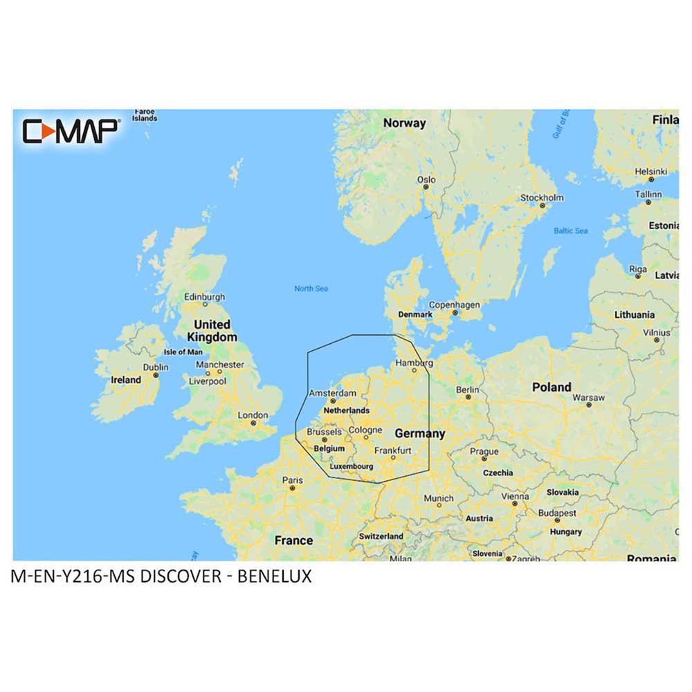C-map Benelux Inland&coastal Map Gelb von C-map