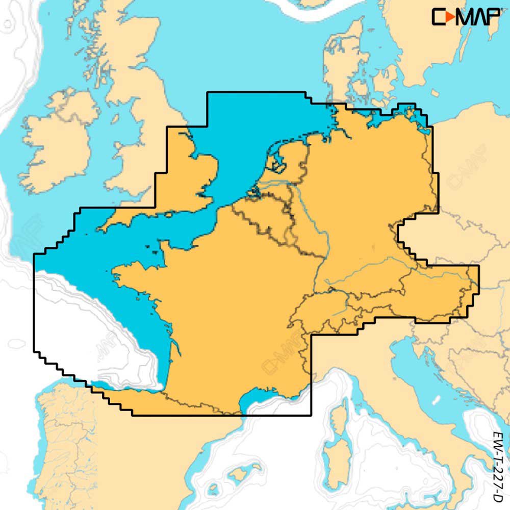C-map North-west Europe Discover X Card Gelb von C-map