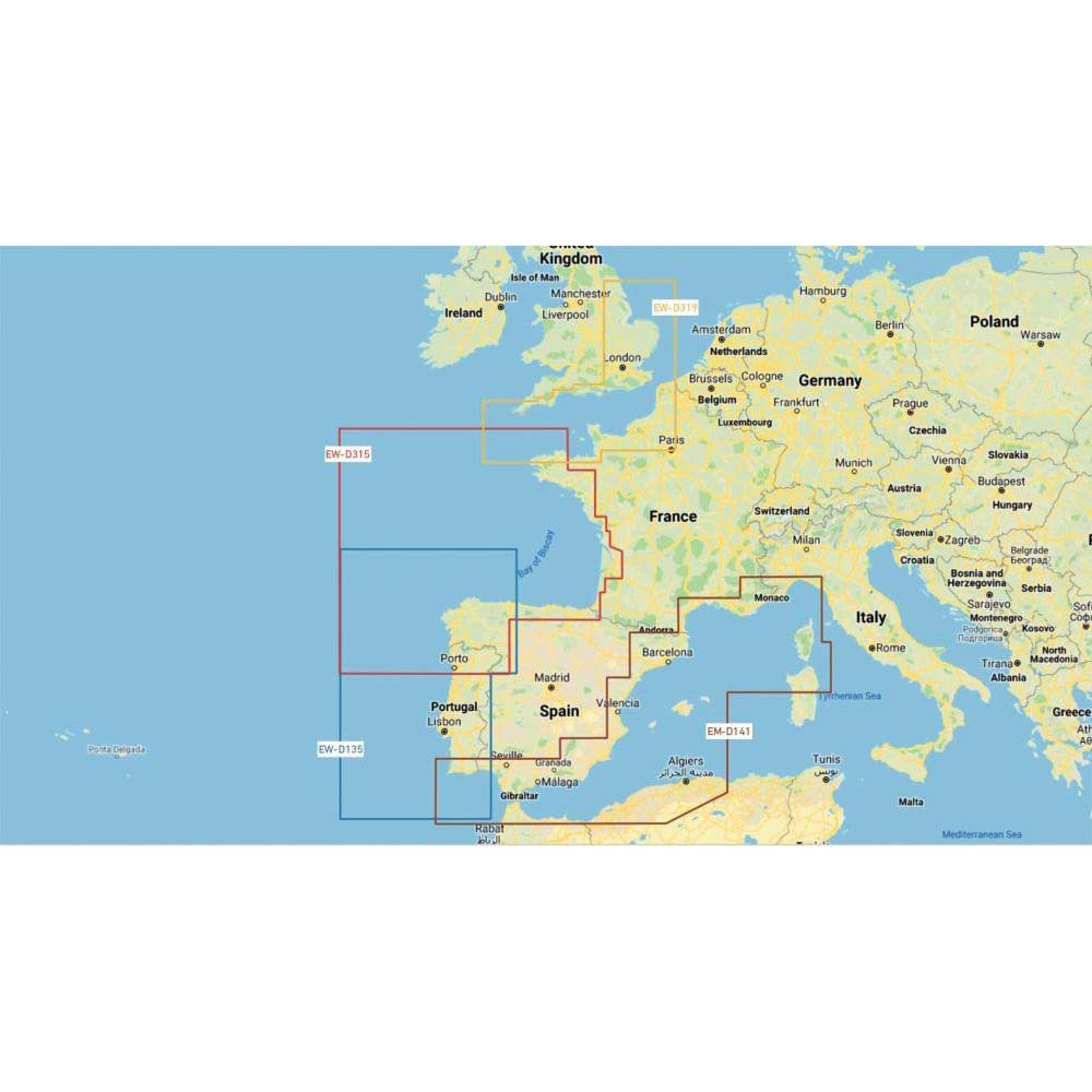 C-map France Coastal&inland Marine Charts Blau von C-map