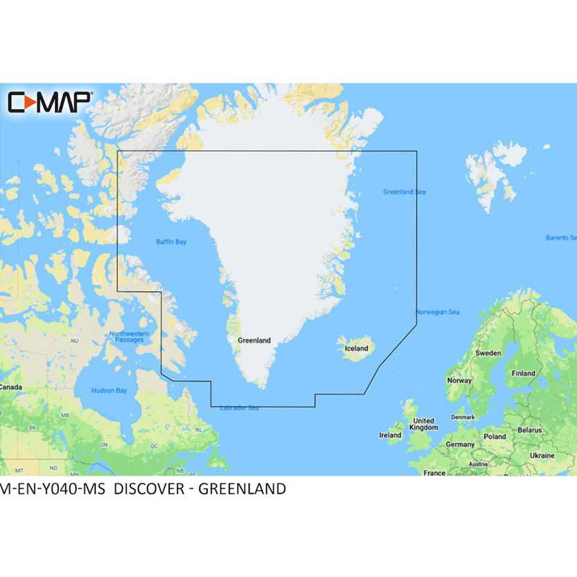 C-map Greenland Map Blau von C-map