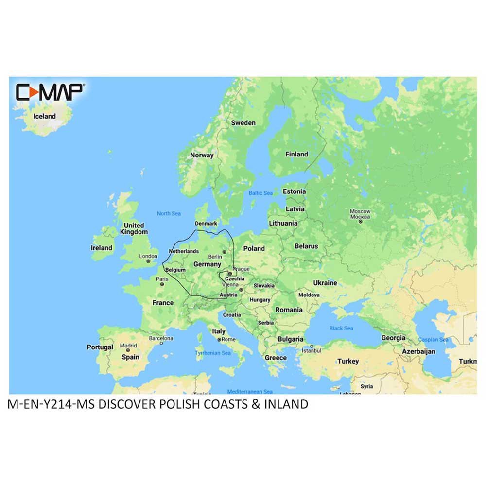C-map Polish Coast&inland Map Blau von C-map