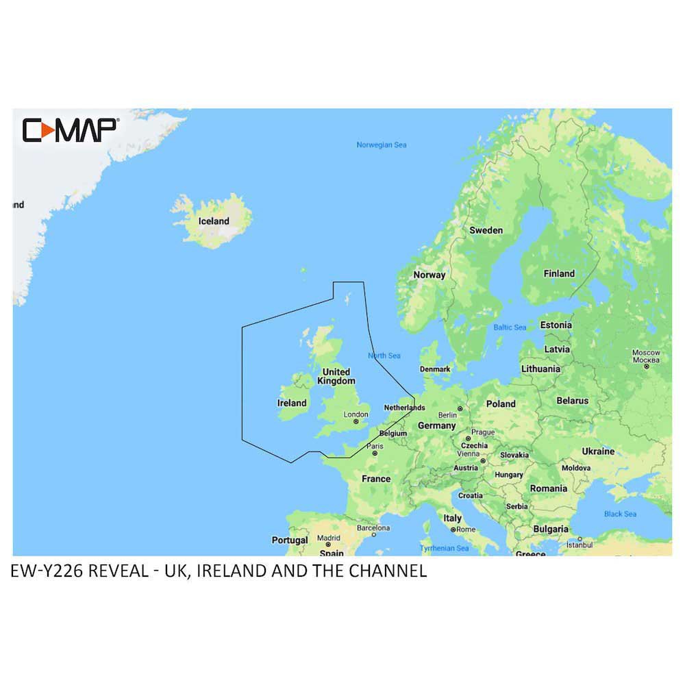 C-map United Kingdom Reveal Card Blau von C-map