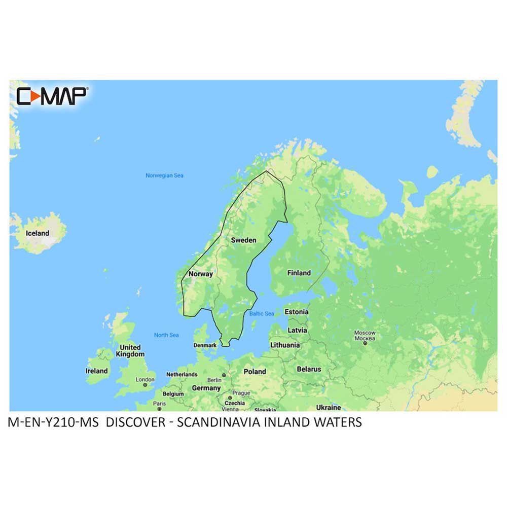 C-map Scandinavia Inland Waters Map Blau von C-map
