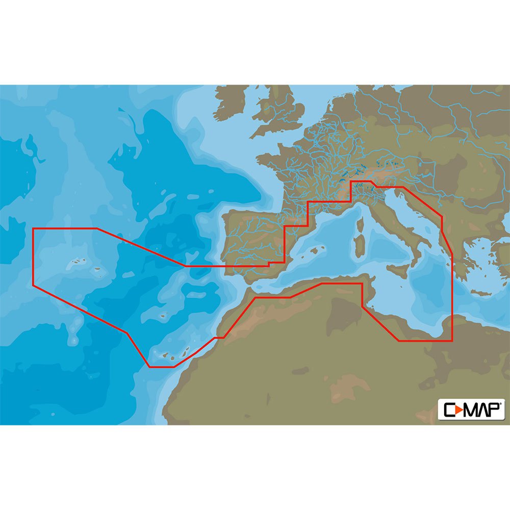 C-map South-west European Coasts-4d Card Blau von C-map