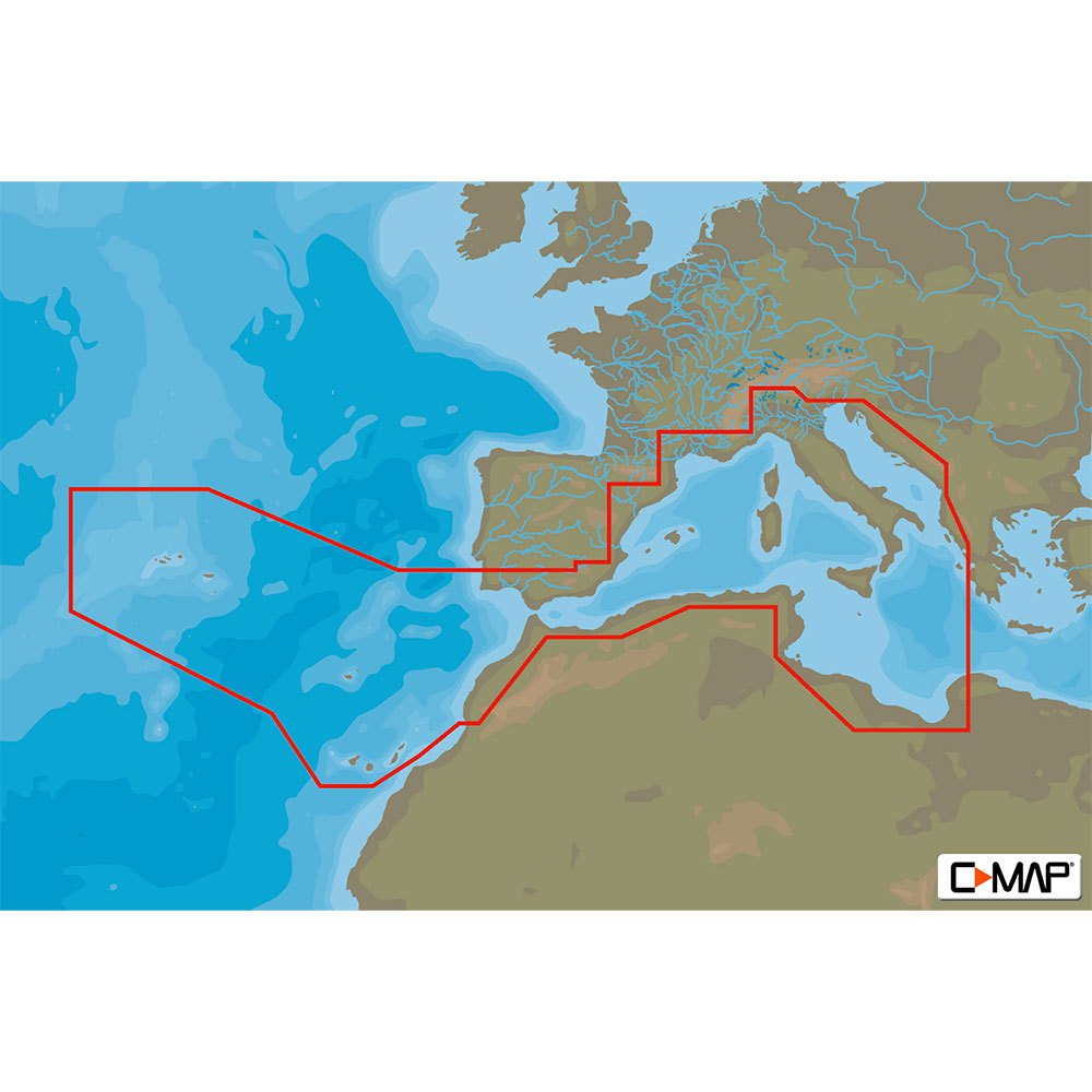 C-map South-west European Coasts-4d Card von C-map