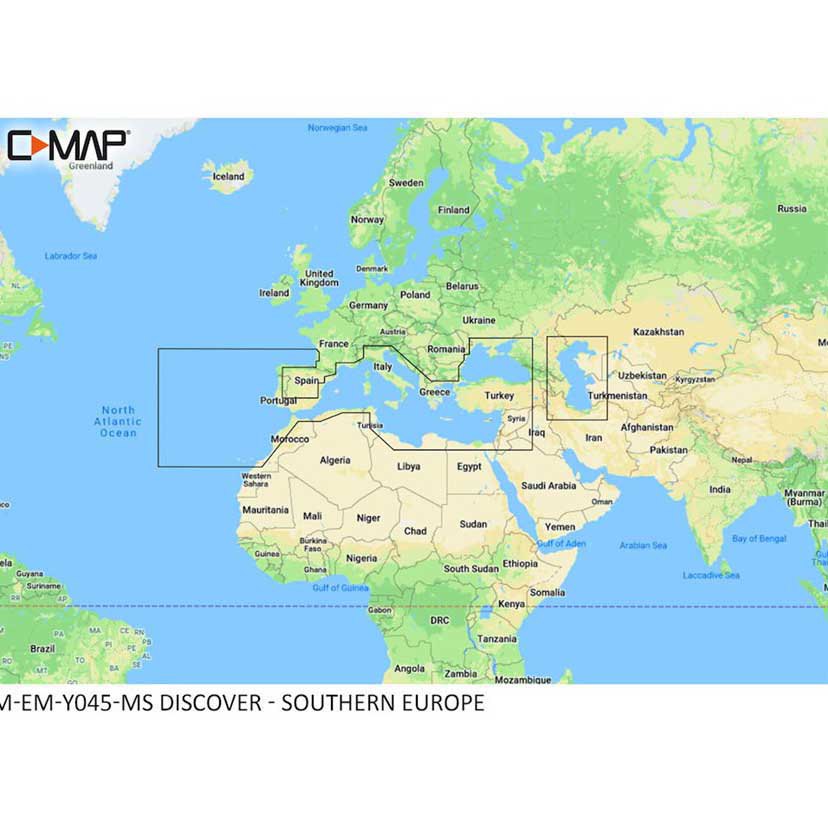 C-map Southern Europe Continental+ Nautical Chart Blau von C-map