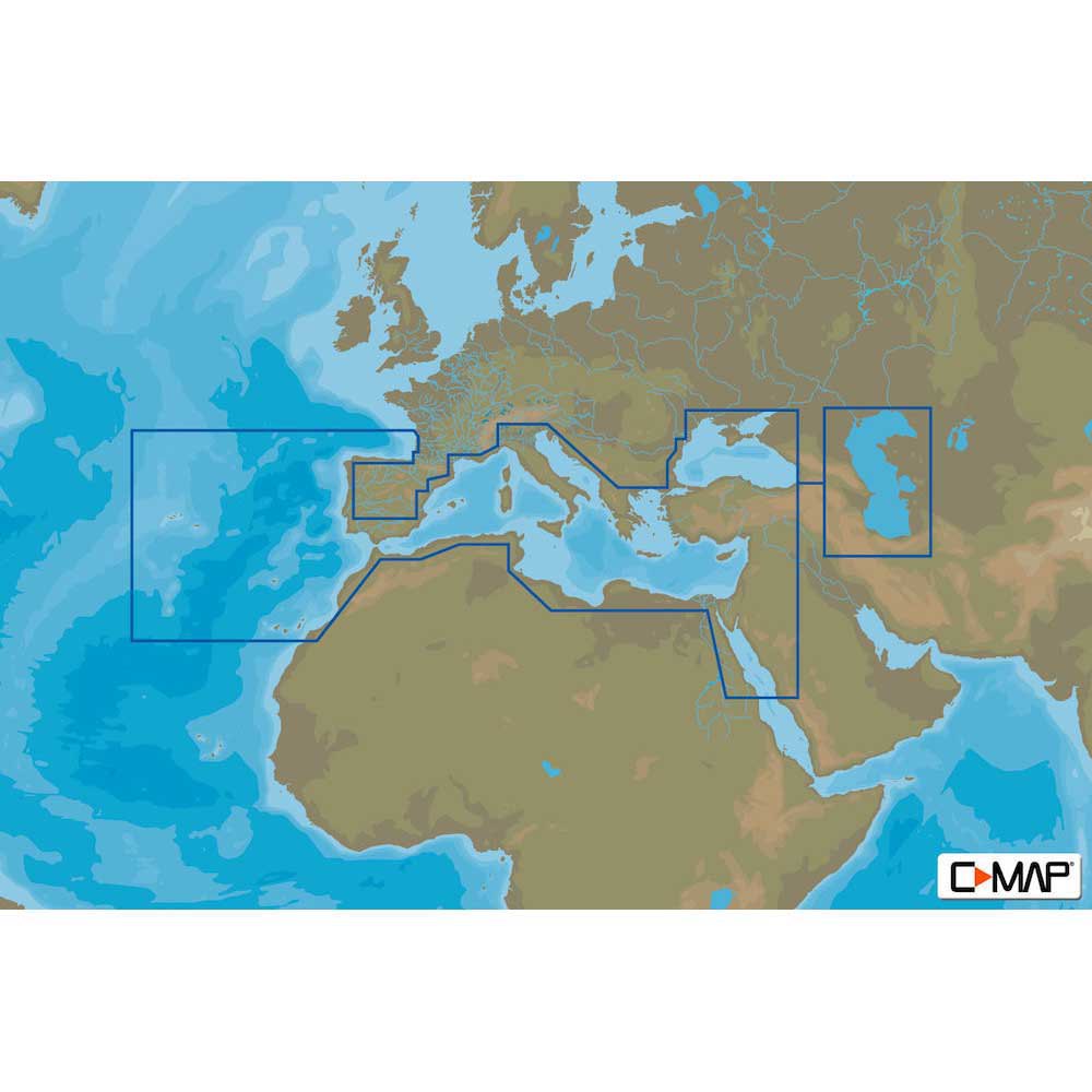 C-map Southern Europe Continental-4d Card Blau von C-map