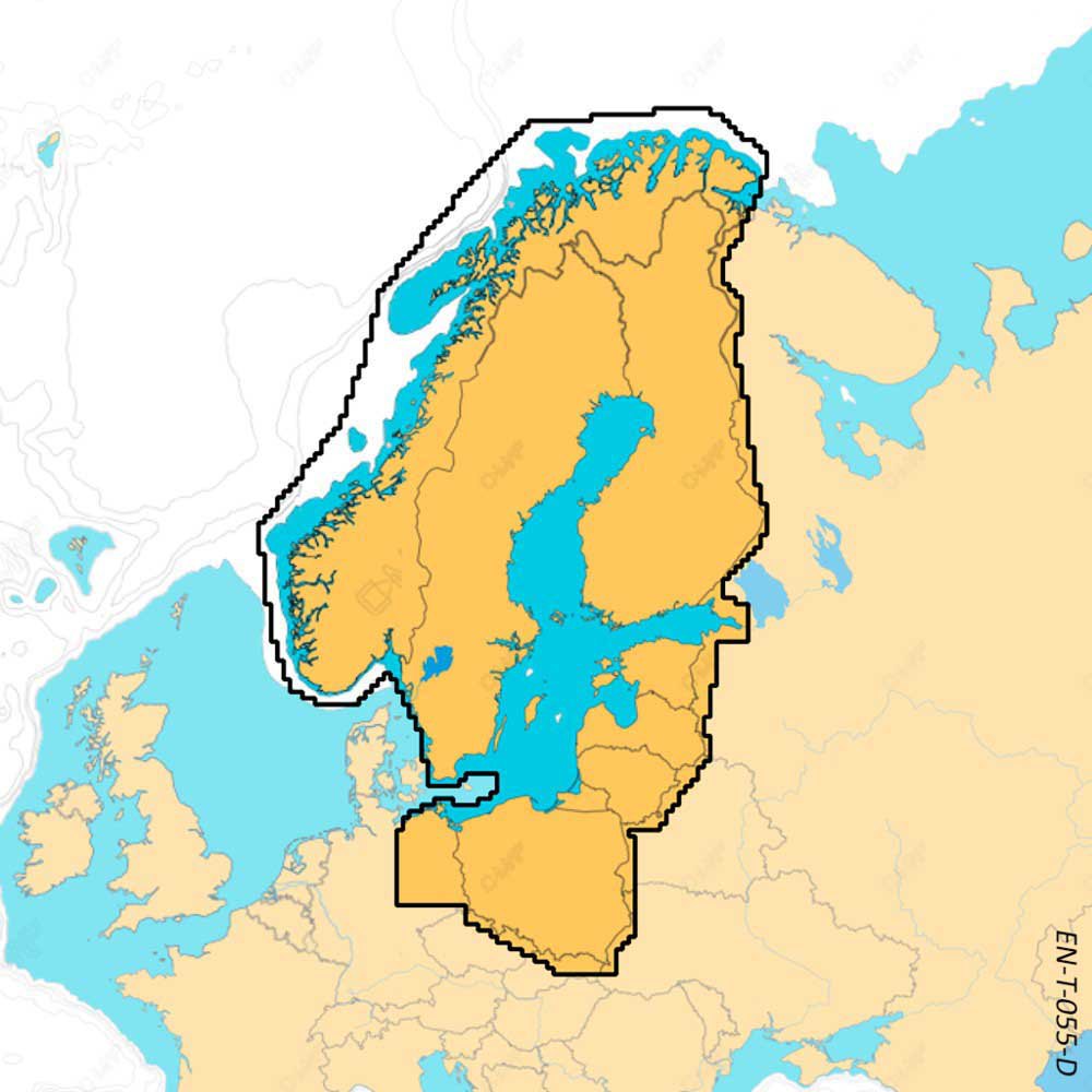 C-map Sweden. Finland & Baltic Sea Discover X Card Gelb von C-map