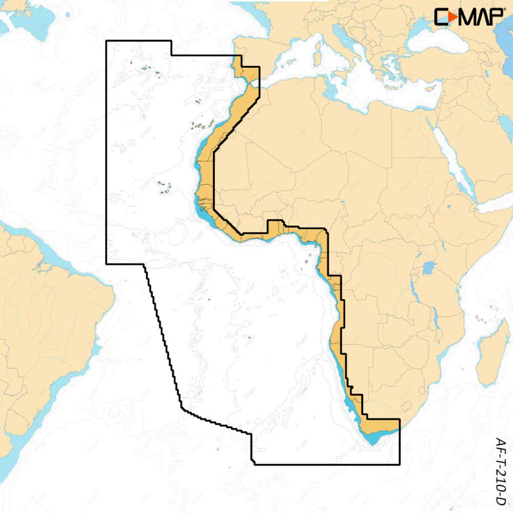 C-map West Africa Discover Card Beige von C-map