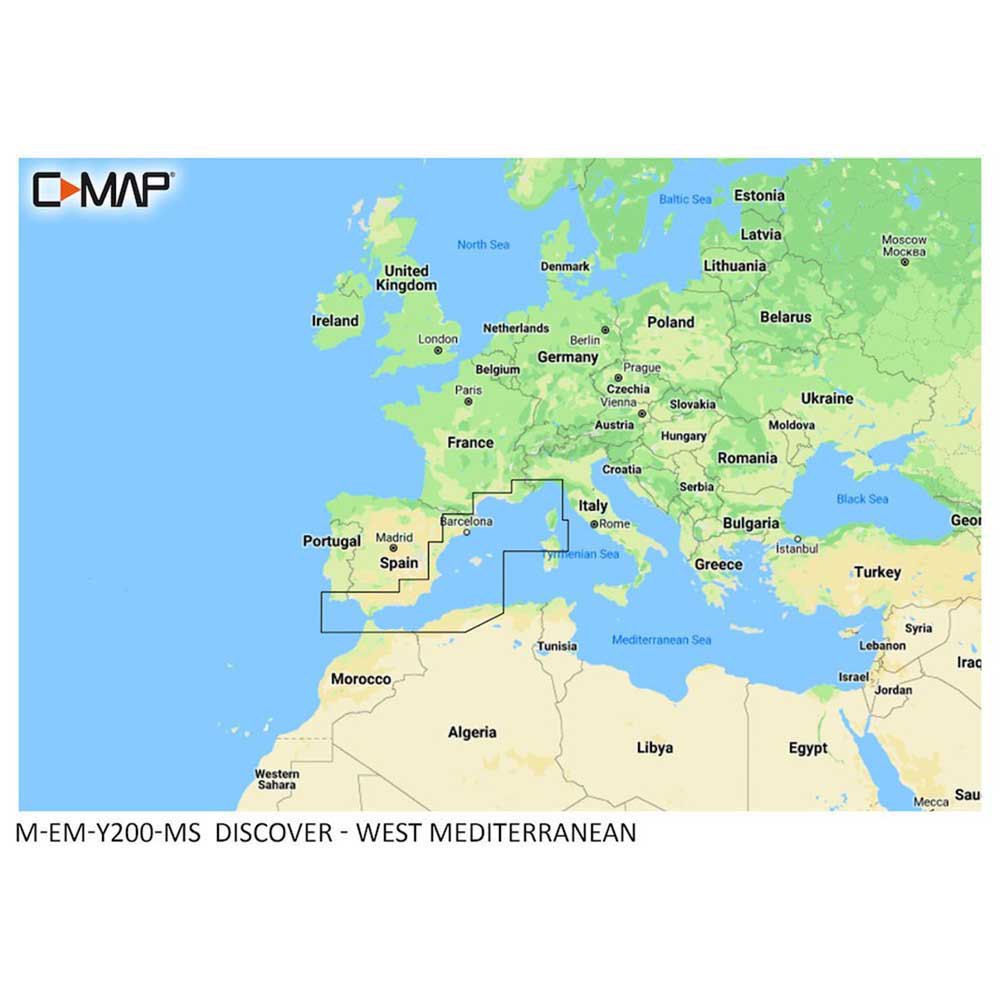 C-map West Mediterranean Map von C-map