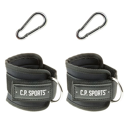 C.P. Sports Zughilfen Hand und Fußschlaufe, Schwarz, One Size von C.P.Sports