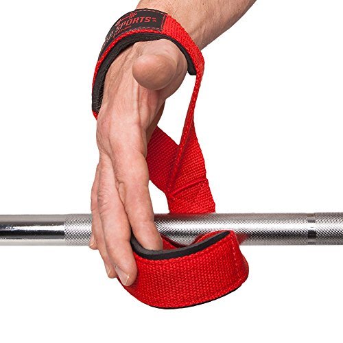 C.P. Sports Zughilfen Krafttraining, Bodybuilding - Fitness, Gewichthebens 8er Schlaufen, Double Loop, Lifting Straps, Kreuzheben, Cross von C.P.Sports