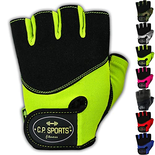 C.P. Sports Iron-Handschuh Komfort farbig Trainingshandschuh Fitness Handschuhe für Damen und Herren, Fitnesshandschuh, Krafttraining, Bodybuilding von C.P.Sports