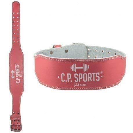 CP Sports Lady Gürtel Leder Pink - Frauen, Damen Gewichthebergürtel - Stützgürtel (S = 64-79cm) von C.P.Sports