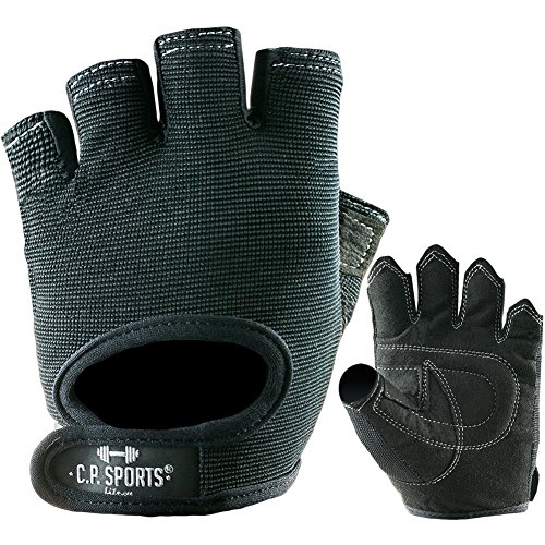 Power-Handschuh Komfort Gr.S F4-1 / Sport-, Fitness-, Freizeit-Handschuhe/Farbe: schwarz/Für Männer, Frauen, Damen, Herren von C.P.Sports