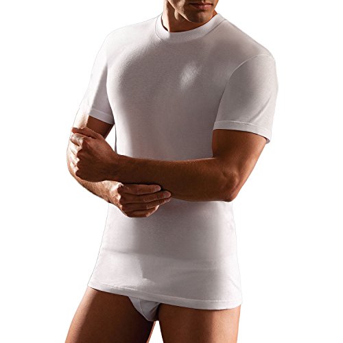 CAGI Nr. 3 Maschen Herren Unterhemd Art. 1306 Farbe Weiß, Gr. 4 bis 8, Bianco von CAGI
