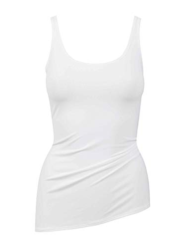 CALIDA Damen Unterhemd Sensitive, weiß Top aus Meryl und Elastan, moderne Schnittführung ärmellos, Größe: 44/46 von CALIDA