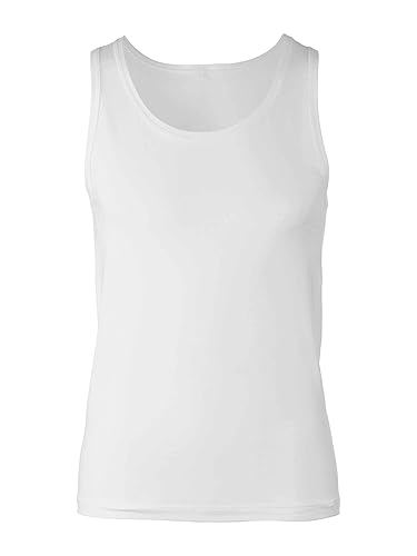 CALIDA Herren Focus Athletic-shirt Unterhemd, Weiß, 52-54 EU von CALIDA
