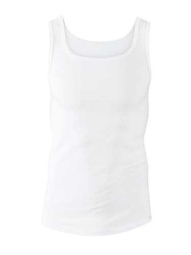 CALIDA Herren Athletic shirt Evolution Unterhemd, Weiß, 50 EU von CALIDA
