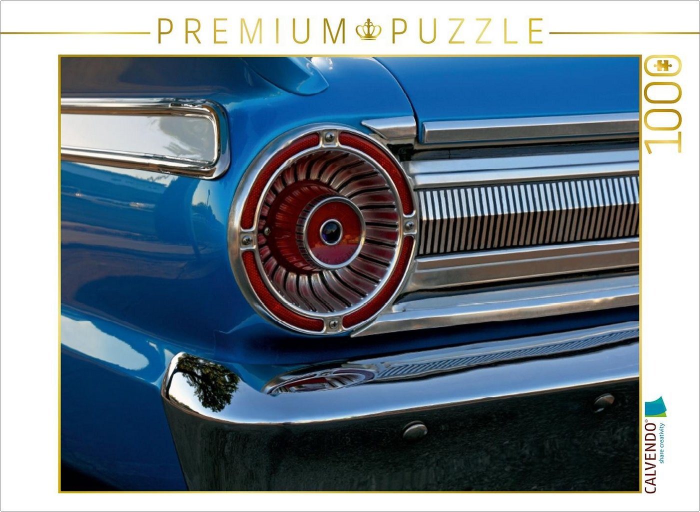CALVENDO Puzzle CALVENDO Puzzle Ford Fairlane 500 Sport Coupe 1963, Kingman, Arizona, USA 1000 Teile Lege-Größe 64 x 48 cm Foto-Puzzle Bild von gro, 1000 Puzzleteile von CALVENDO