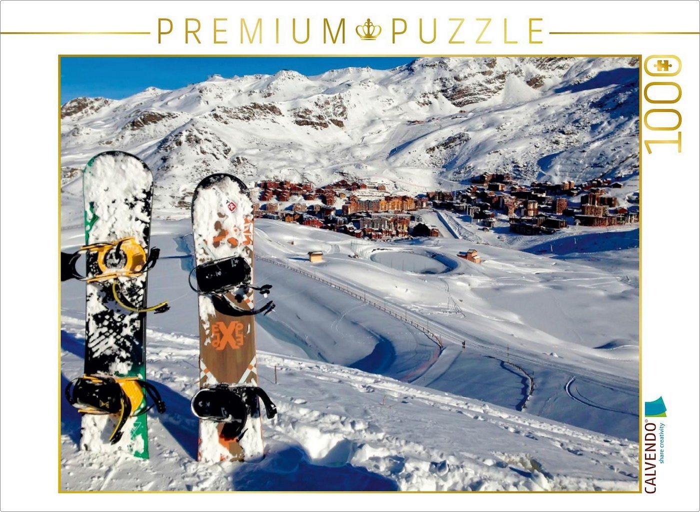 CALVENDO Puzzle CALVENDO Puzzle Snowboard - so cool 1000 Teile Lege-Größe 64 x 48 cm Foto-Puzzle Bild von Peter Roder, 1000 Puzzleteile von CALVENDO