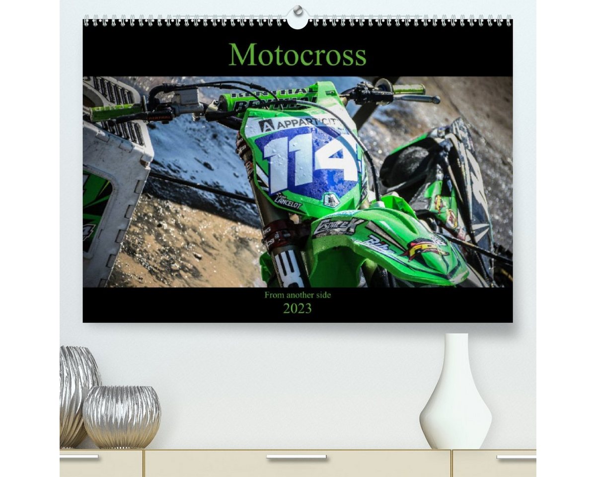 CALVENDO Wandkalender Motocross From another side 2023 (Premium, hochwertiger DIN A2 Wandkalender 2023, Kunstdruck in Hochglanz) von CALVENDO