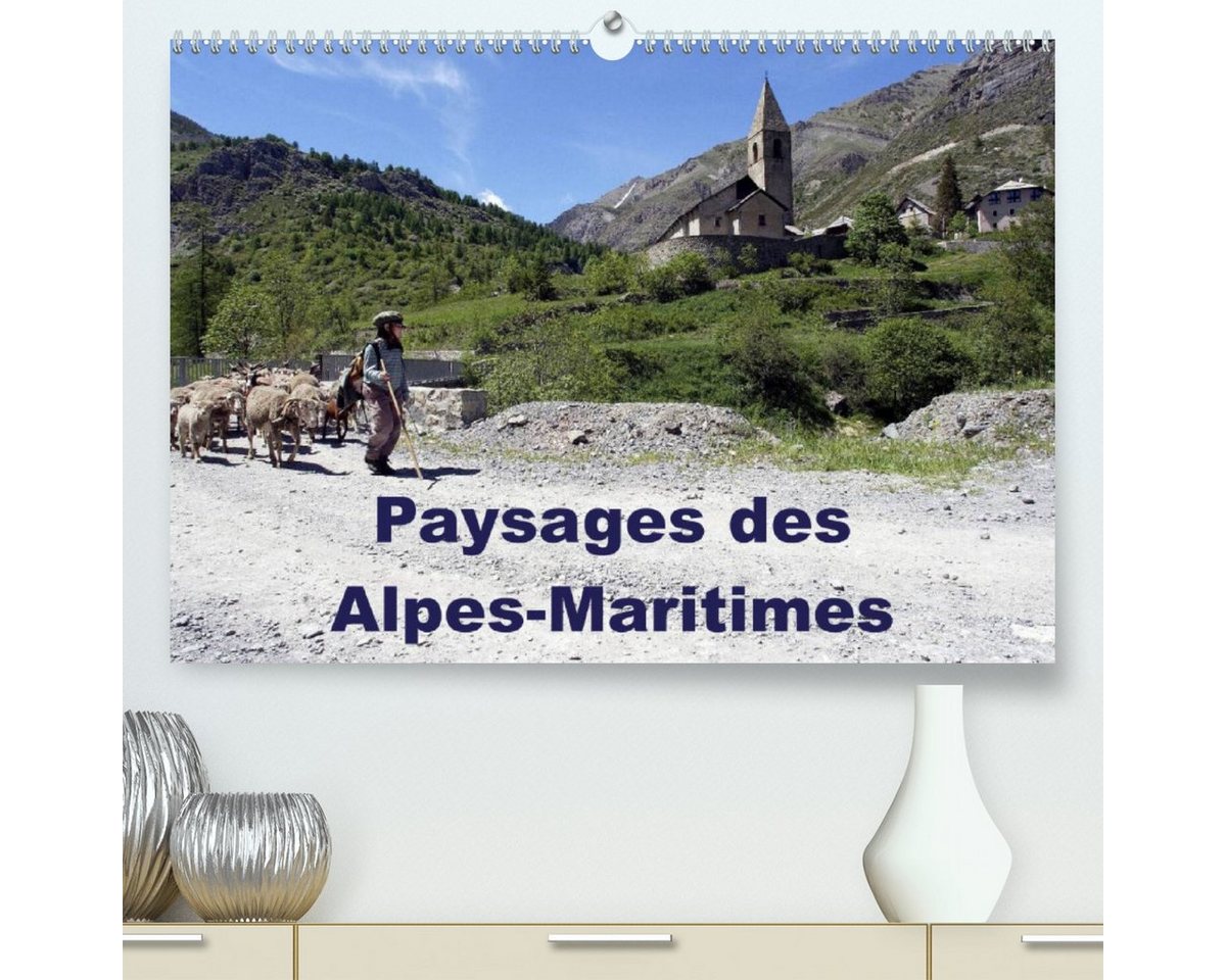 CALVENDO Wandkalender Paysages des Alpes-Maritimes (Calendrier supérieur 2023 DIN A2 horizontal) von CALVENDO